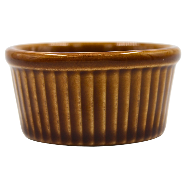 Ramekin Estriado 2.5 Oz. Marron Laredo