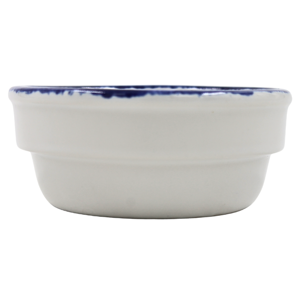 Tazon Apilable 12 oz Azul Cobalto  Tordillo/Ultra Blanco