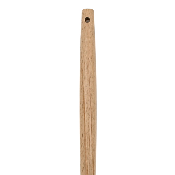 Cuchara Ranurada Rosa con mango de madera y punta de silicon@
