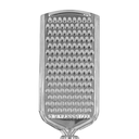 Rallador plano de acero inoxidable 24 x 5cm@