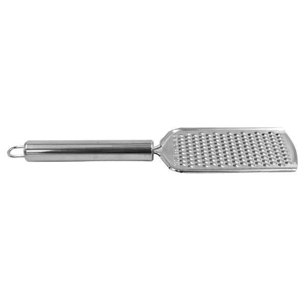 Rallador plano de acero inoxidable 24 x 5cm@