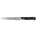 Cuchillo multiusos filo liso 5”Hoja de acero completa, mango ABS, triple remache@