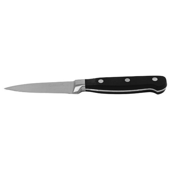 Cuchillo mondador 3.5”Hoja de acero completa, mango ABS, triple remache@