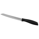 Cuchillo para pan 8”Hoja de acero completa, mango PP ergonomico@