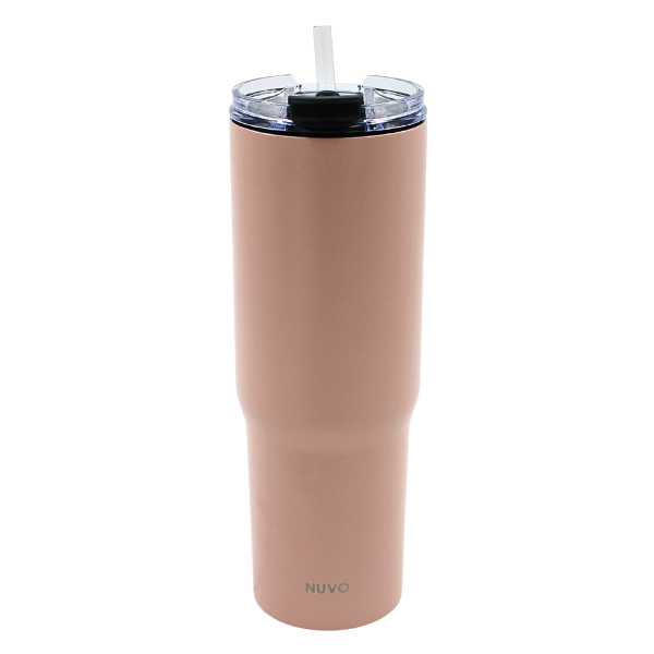 Termo Doble Pared De Acero Rosa 900 Ml@
