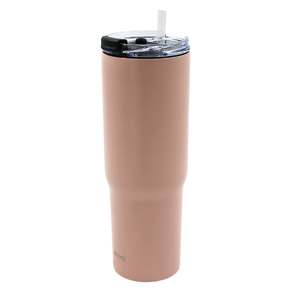 Termo Doble Pared De Acero Rosa 900 Ml@