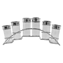 Set De 6 Especieros, Capacidad 180 Ml Mod. Ata0525