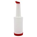 Vertedor De Jugo 1L Plastico Rojo@