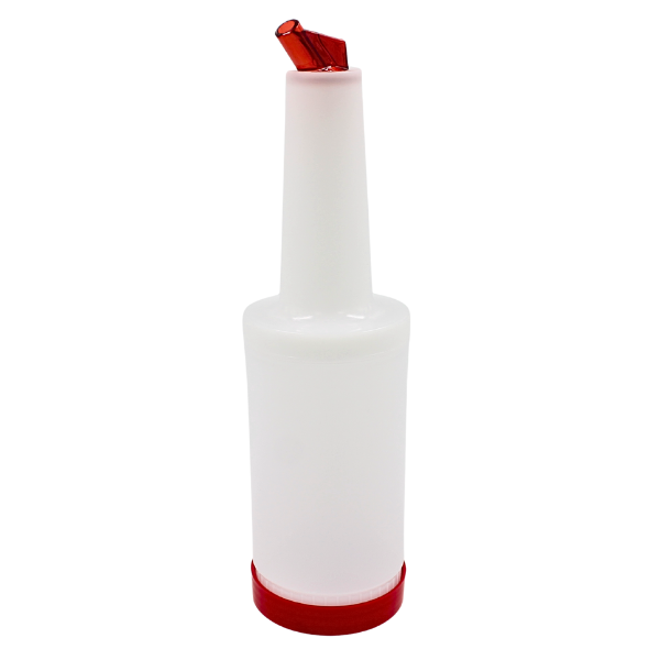 Vertedor De Jugo 1L Plastico Rojo@