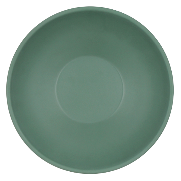 Tazón Baja De 23 Cm 100% Melamina Verde Mate@