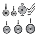 Bateria 12Pz Character Negro(One Shot)