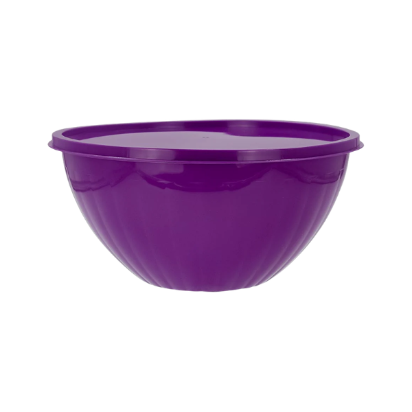 Juego de 4 tazones con tapa y 4 cucharas medidoras de plástico ATA2407 Home Sweet Home