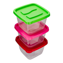 Juego de 3 contenedores plástico 2L varios colores 200-8036-RBW Home Sweet Home (36)