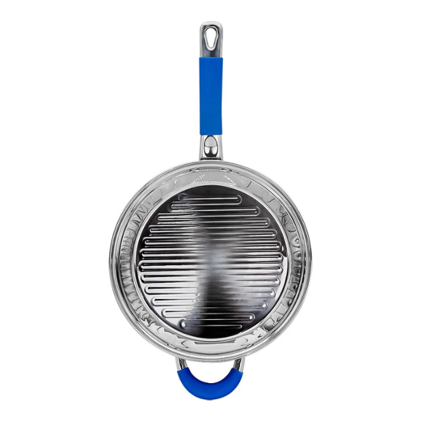 Bateria de cocina de 12 piezas acabado espejo de acero inoxi