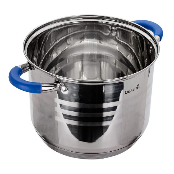 Bateria de cocina de 12 piezas acabado espejo de acero inoxi