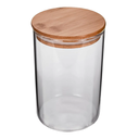 Frasco con tapa de bambu de 950 ml borosilicato HSH MOD. RG950 (24)