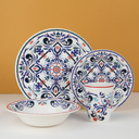 Vajilla de cerámica 16 piezas Antonella Corona. MOD. VL108F040116LC