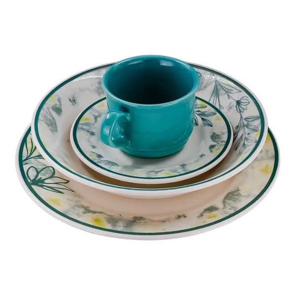 Vajilla de cerámica 16 piezas Cala Corona MOD. VL156G040116 (2)