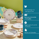 Vajilla de cerámica 16 piezas Bahari Corona MOD. VL164J040116 (2)