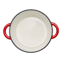 Olla de hierro fundido esmaltado con tapa 24 cm@