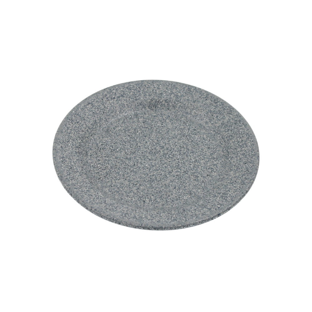 Plato trinche 8 pulgadas melamina Gray Granite Horeca Tavola