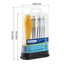 Juego Desatornilladores 6 Pzas (BAJA)