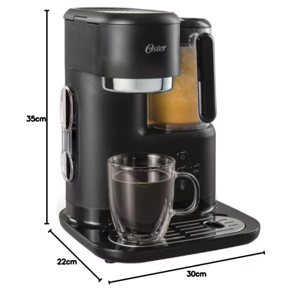 Cafetera para Frappé con Licuadora con 3 Funcionalidades Oster