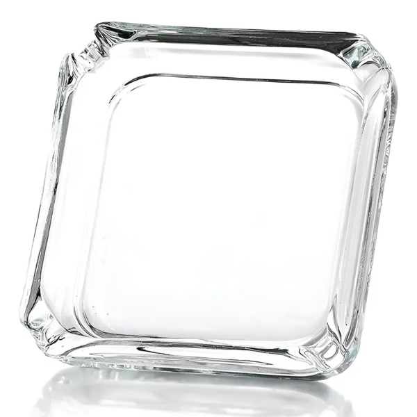 Cenicero cuadrado de vidrio ASHTRAY