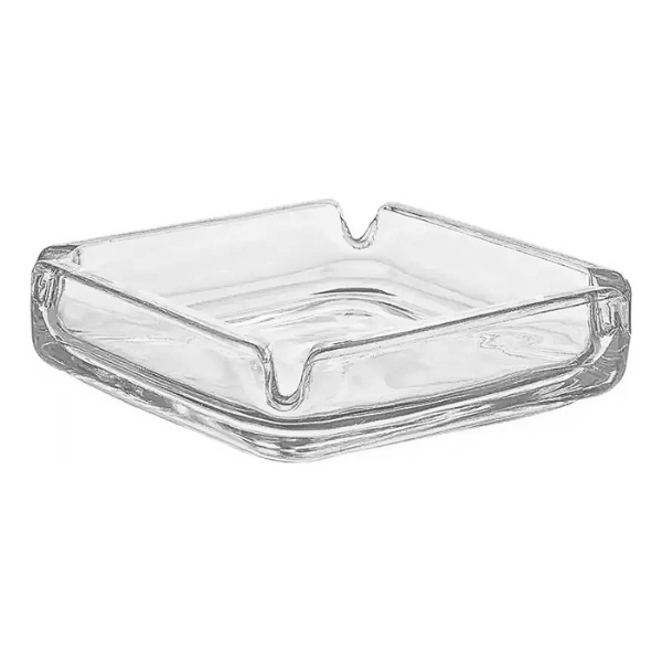 Cenicero cuadrado de vidrio ASHTRAY