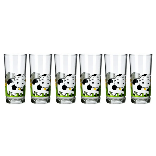 Juego de 6 Vasos Vacas Pasto(1722220)
