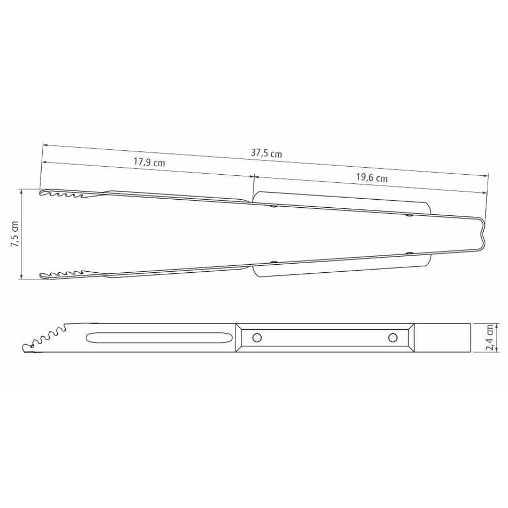 Pinza para carne 37 cm Tramontina Churrasco