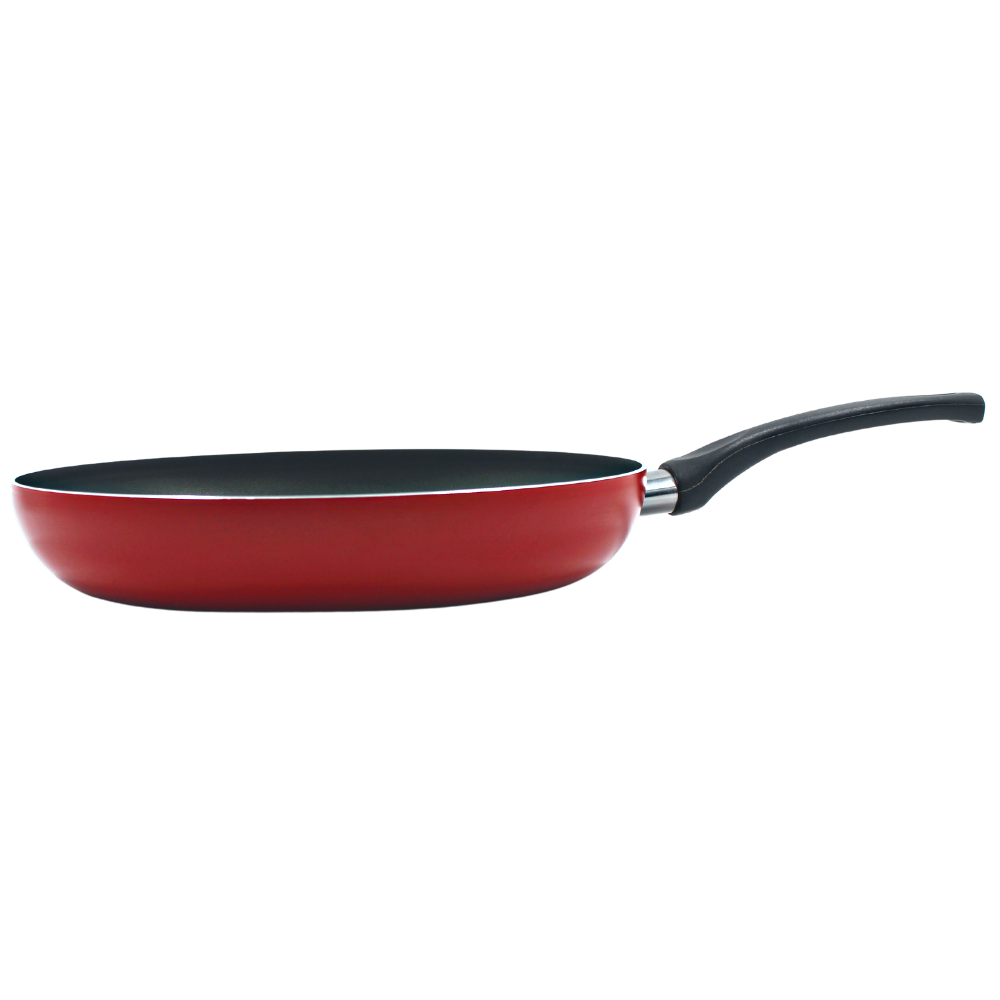 Sartén 22 cm Aluminio Brinox Modelo Garlic Rojo