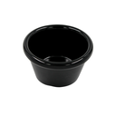 Ramekin 4 onzas 8 x 5 cm melamina negra brillante