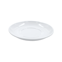 Plato para taza 5.5 pulgadas 14 cm melamina blanca brillante