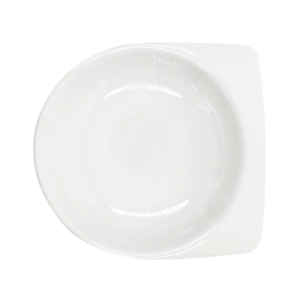 Plato para tapas lado recto 9.5 cm Ranieri porcelana