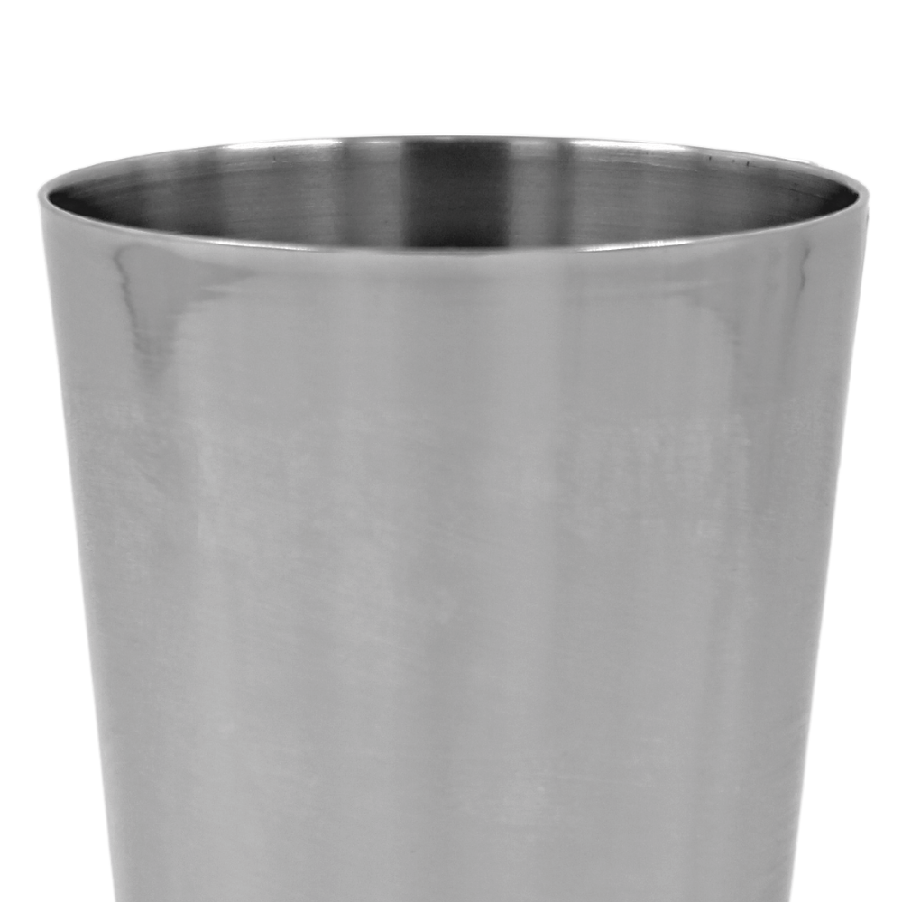 Vaso cónico 500 ml no. 2 acero inoxidable 430 Pam