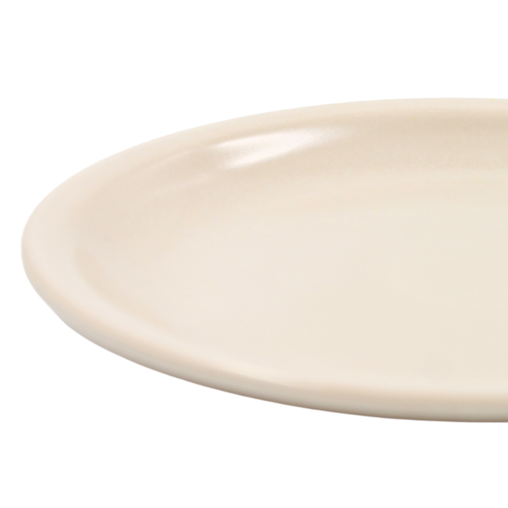 Plato extendido 6.5 &quot; (16.5 cm) melamina beige