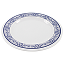 Plato extendido 10" 24.5 cm melamina talavera azul