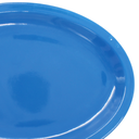 Plato oval 11.5&quot; 29 cm melamina azul