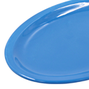 Plato oval 11.5&quot; 29 cm melamina azul