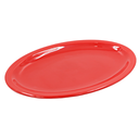 Plato oval 11.5&quot; 29 cm melamina rojo