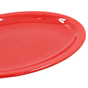 Plato oval 11.5&quot; 29 cm melamina rojo