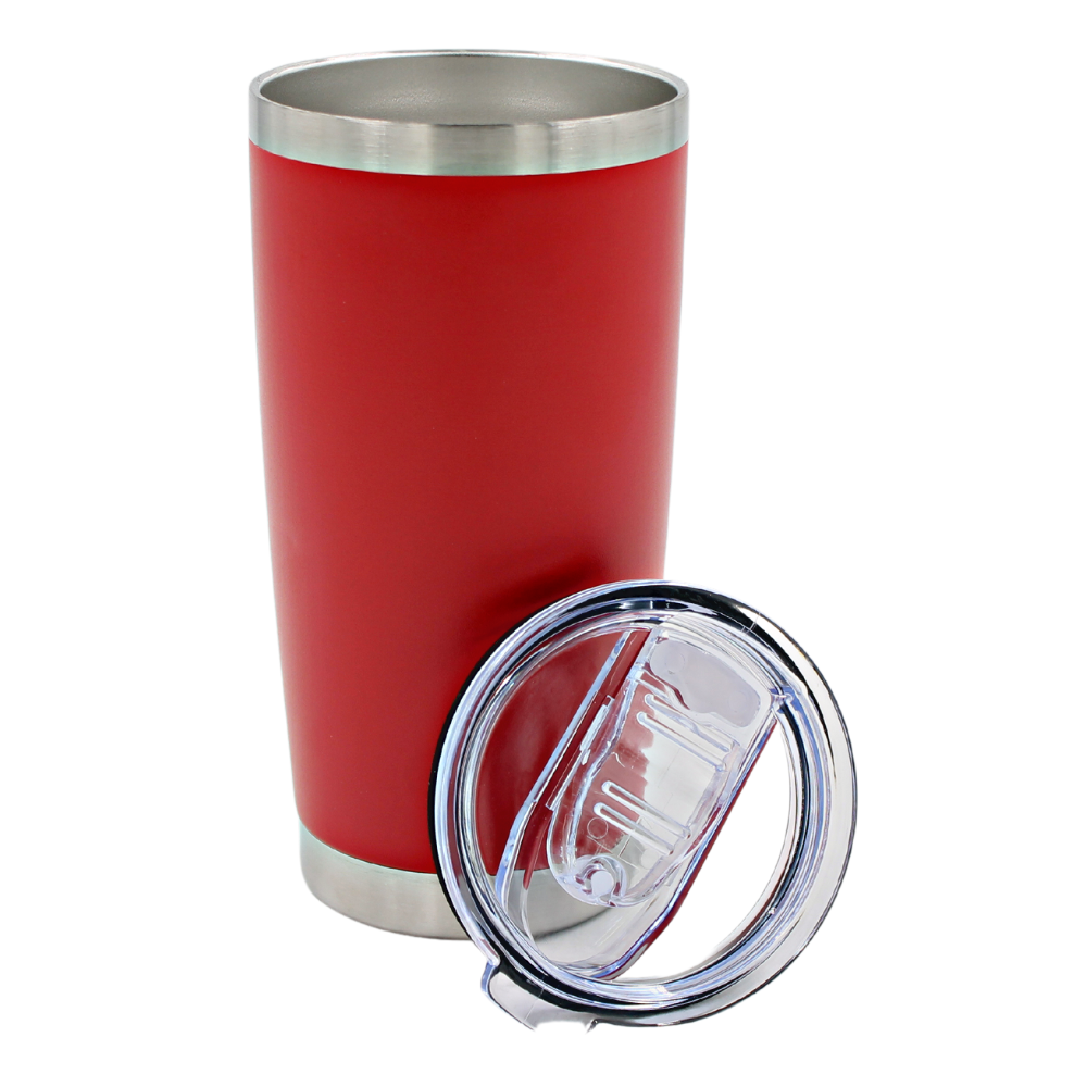 Vaso térmico 550 ml para sublimación - rojo