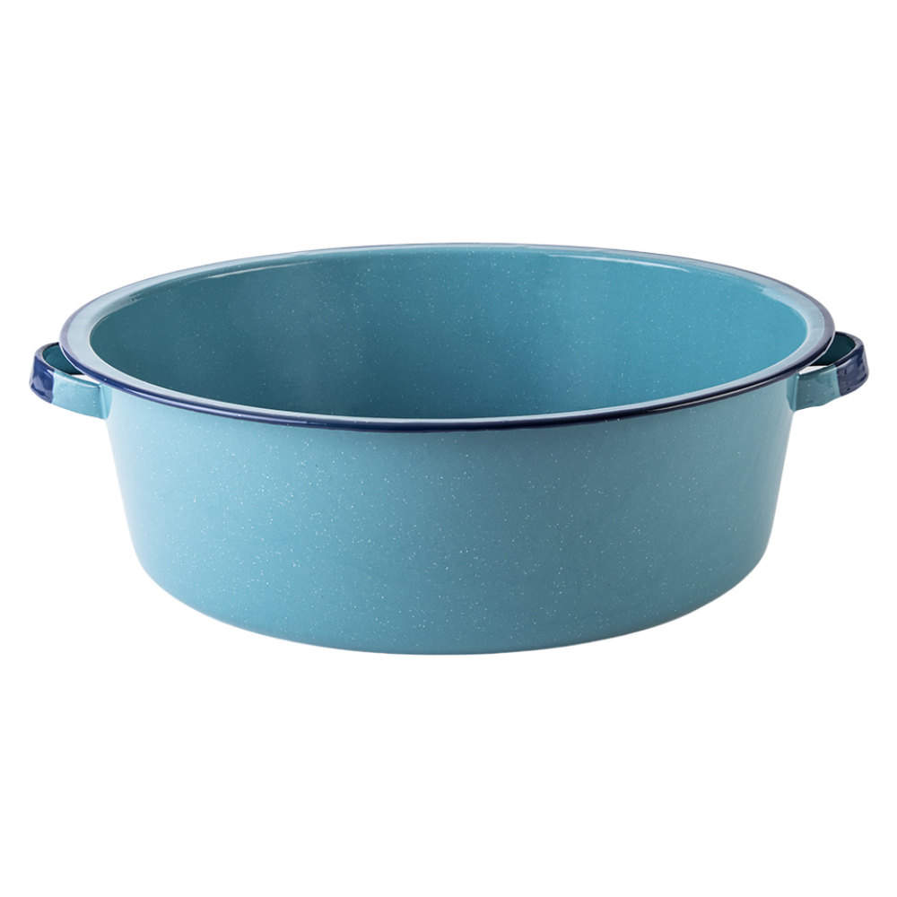 Bandeja de peltre Cinsa 44 cm 15 litros azul turquesa