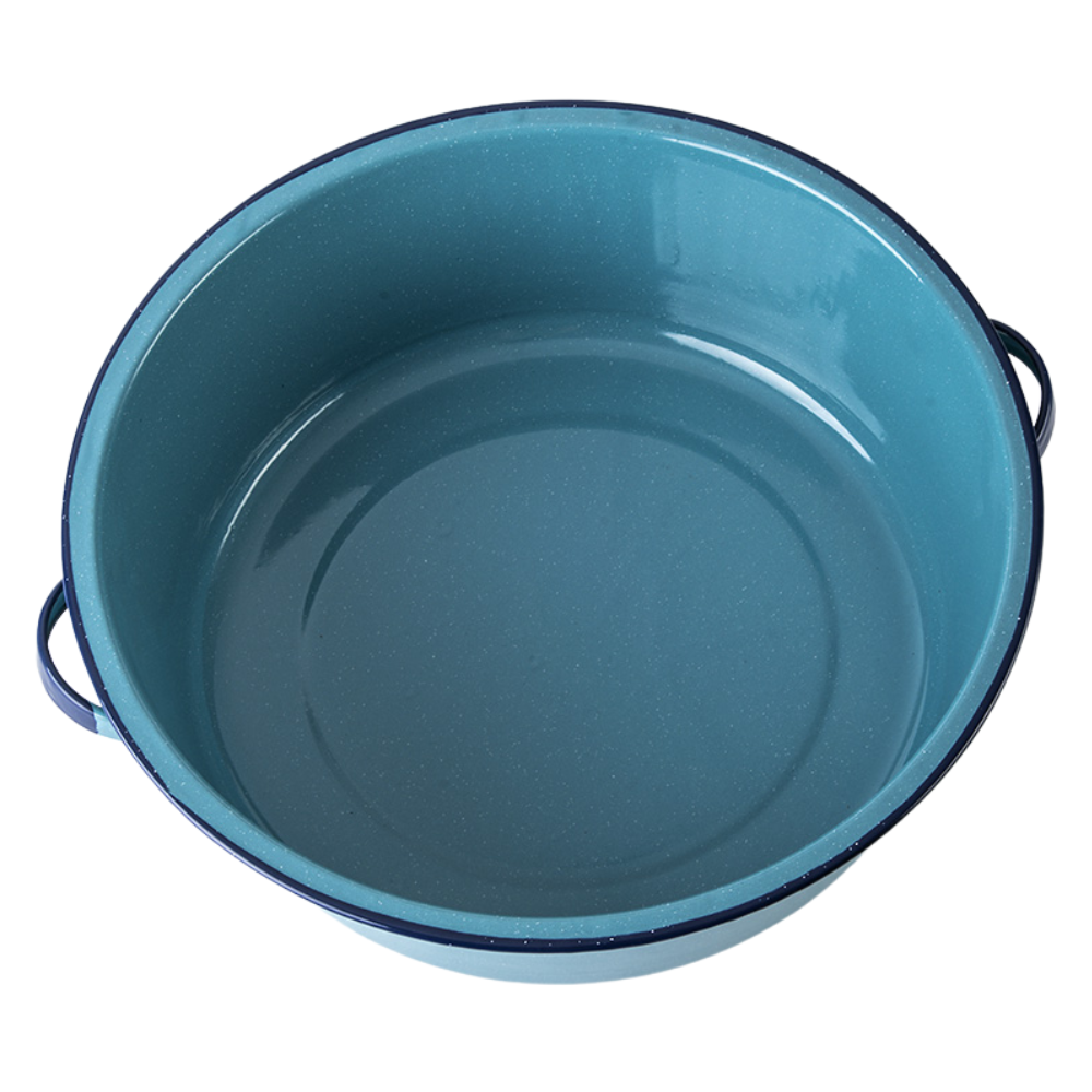 Bandeja de peltre Cinsa 44 cm 15 litros azul turquesa