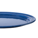 Plato plano de peltre 30 cm Azul Real Nevado
