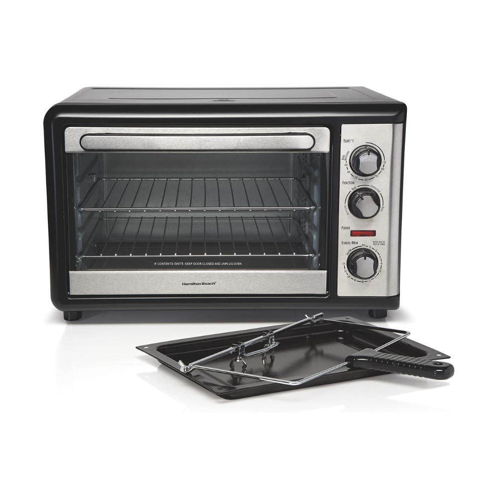 ▷ Black & Decker Horno Tostador de 4 Rebanadas, TO1755SRG-LA ©