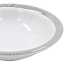 Plato sopero 7.5" 19 cm melamina Premium Elegantza Gris