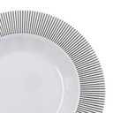 Plato sopero 10.5&quot; 26 cm melamina Premium Elegantza Gris