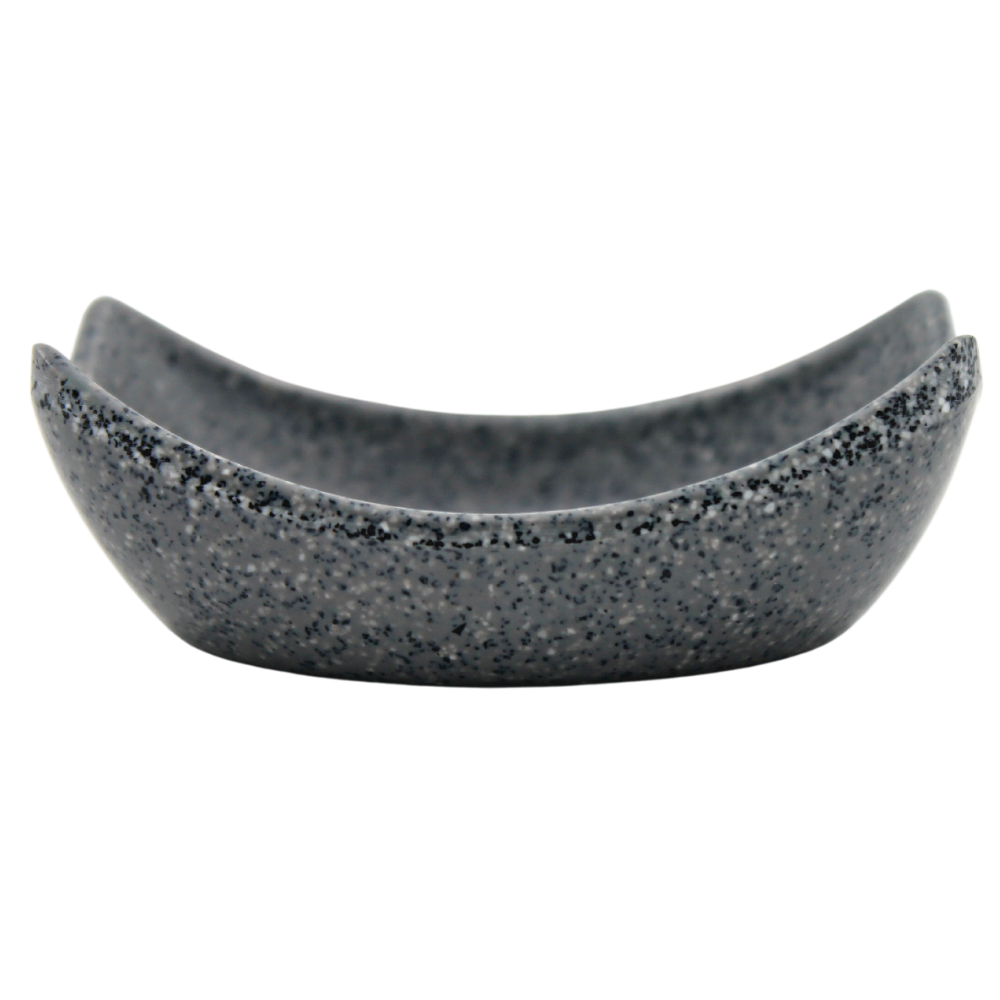 Platito para tapas8 x 5 cm melamina Gray Granite